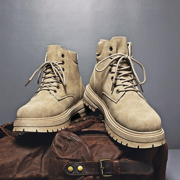 Muške jesensko-zimske čizme s vezicama