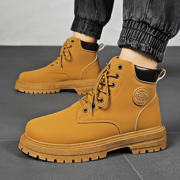 Muške jesensko-zimske čizme s vezicama