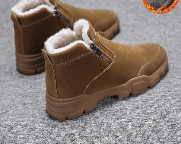 Vīriešu ziemas zābaki ar dūnu oderi