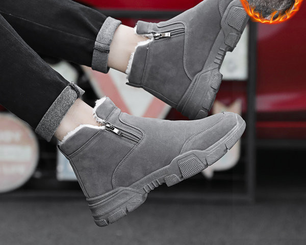 Vīriešu ziemas zābaki ar dūnu oderi