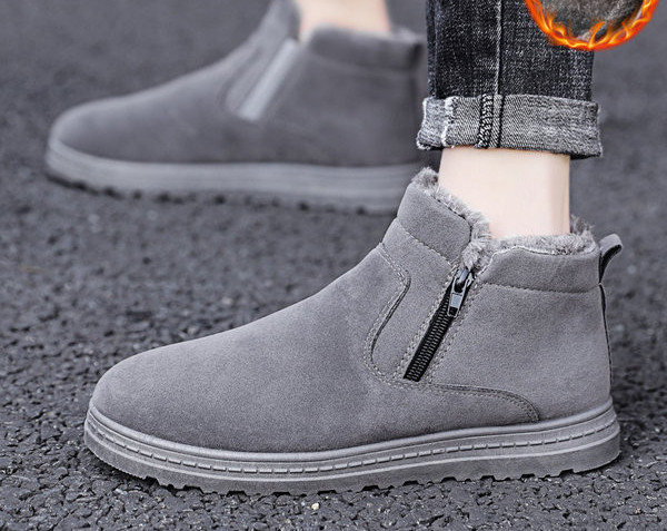 Νέο μοντέλο ανδρικές μπότες με πουπουλένια φόδρα