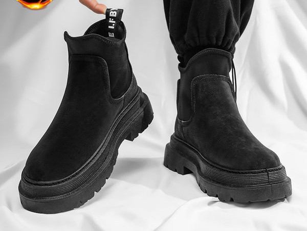 Vīriešu ziemas zābaki divi modeļi