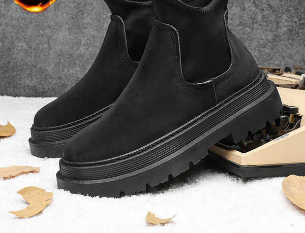 Vīriešu ziemas zābaki divi modeļi