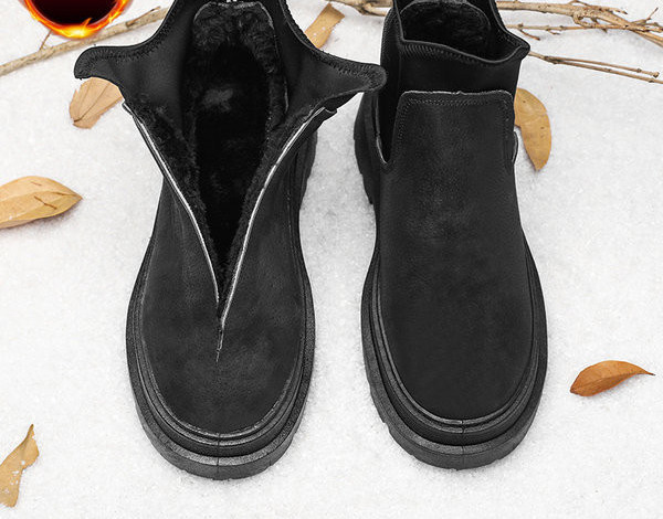 Vīriešu ziemas zābaki divi modeļi