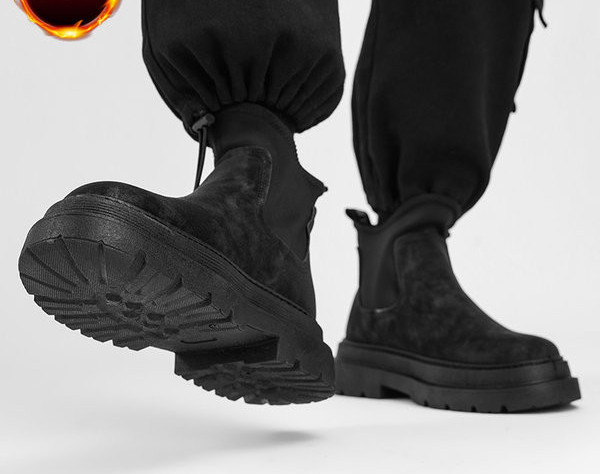 Vīriešu ziemas zābaki divi modeļi