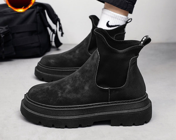 Vīriešu ziemas zābaki divi modeļi