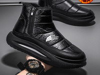 Jauna modeļa ziemas zābaki ar mīkstu oderi vīriešiem