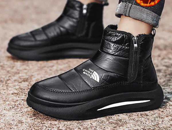 Jauna modeļa ziemas zābaki ar mīkstu oderi vīriešiem