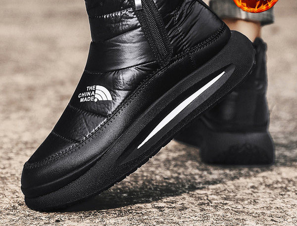 Jauna modeļa ziemas zābaki ar mīkstu oderi vīriešiem