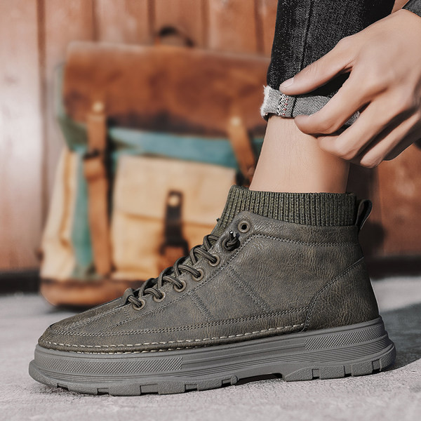 Gležnjače muške s pletenim dijelom