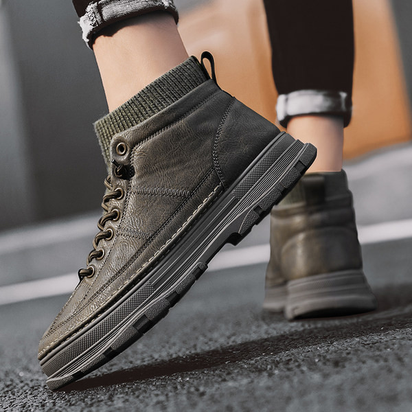 Gležnjače muške s pletenim dijelom