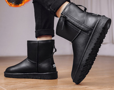 Vīriešu ziemas zābaki ar dūnu oderi