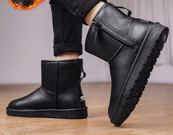 Vīriešu ziemas zābaki ar dūnu oderi