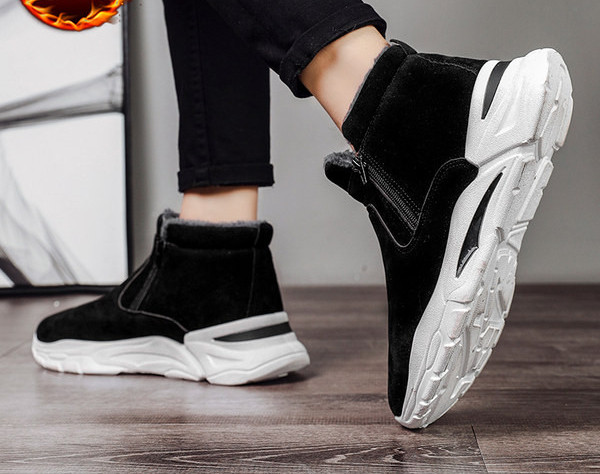 Zimske muške čizme s donjom postavom