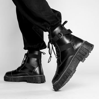 Ανδρικές μπότες Casual Lace Up Eco Leather