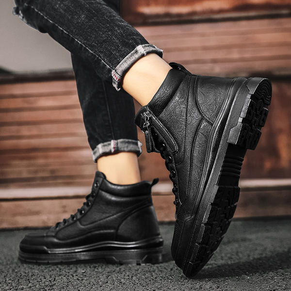 Novi model muških čizama od umjetne kože sa vezicama