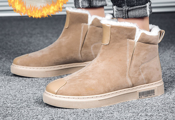 Χειμερινά ανδρικά μποτάκια με πουπουλένια φόδρα