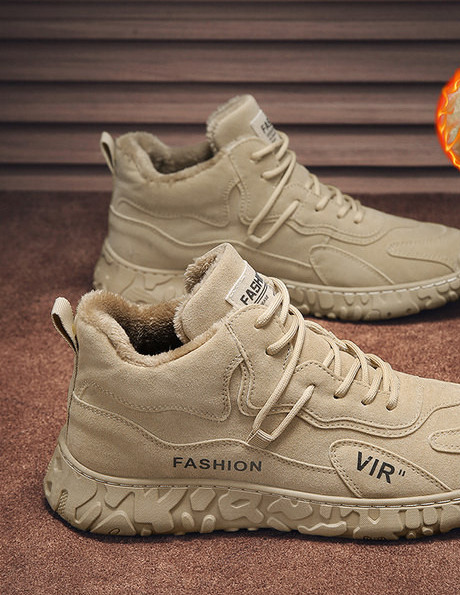 Vīriešu ziemas apavi ar šņorēm un oderi