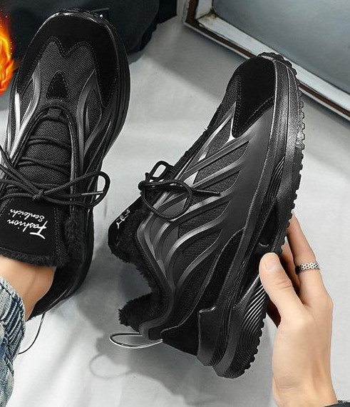 Ανδρικά sneakers με φόδρα σε τέσσερα χρώματα