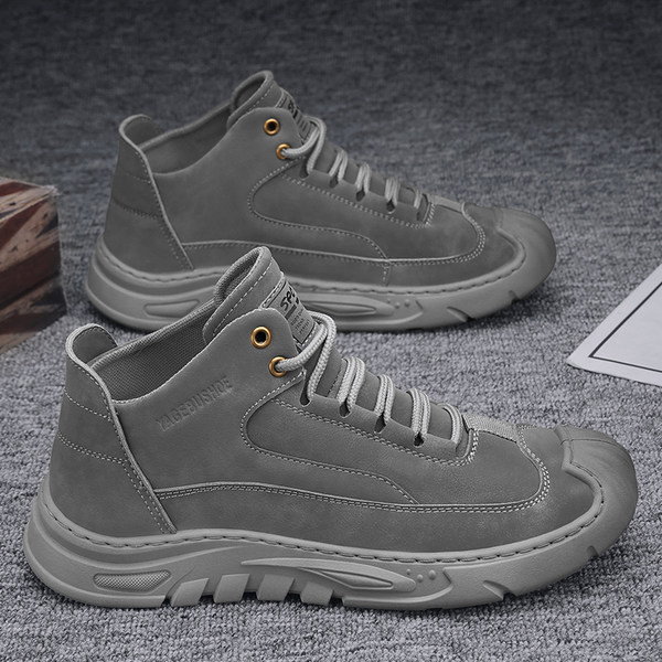 Ανδρικά χειμωνιάτικα παπούτσια από eco suede