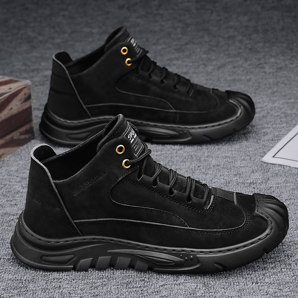 Ανδρικά χειμωνιάτικα παπούτσια από eco suede