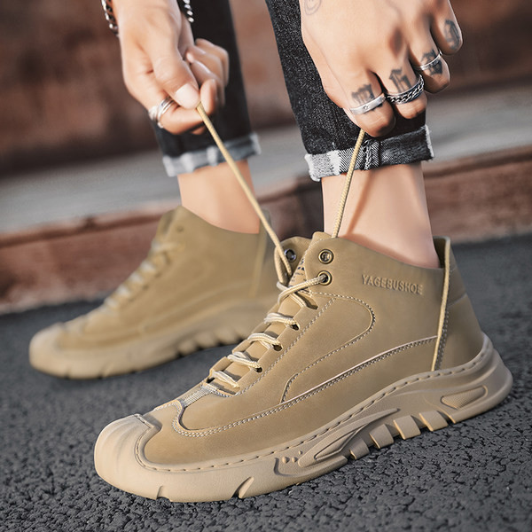 Ανδρικά χειμωνιάτικα παπούτσια από eco suede