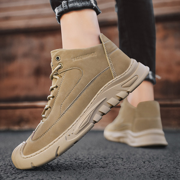 Ανδρικά χειμωνιάτικα παπούτσια από eco suede