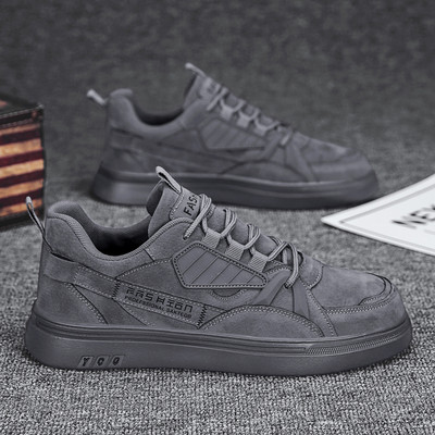 Muške jesensko-zimske cipele s vezicama i ravnim potplatom