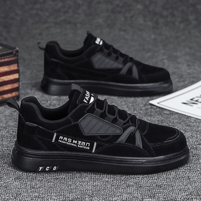 Muške jesensko-zimske cipele s vezicama i ravnim potplatom