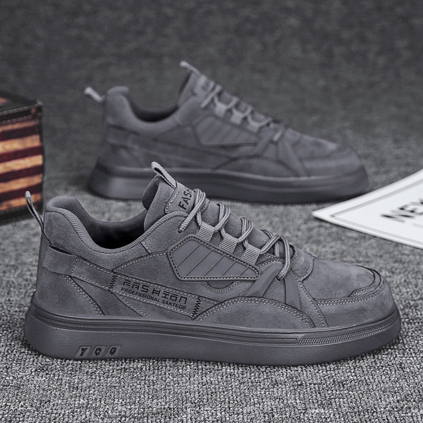 Muške jesensko-zimske cipele s vezicama i ravnim potplatom