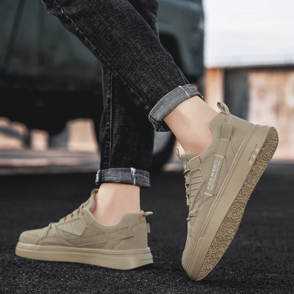 Muške jesensko-zimske cipele s vezicama i ravnim potplatom