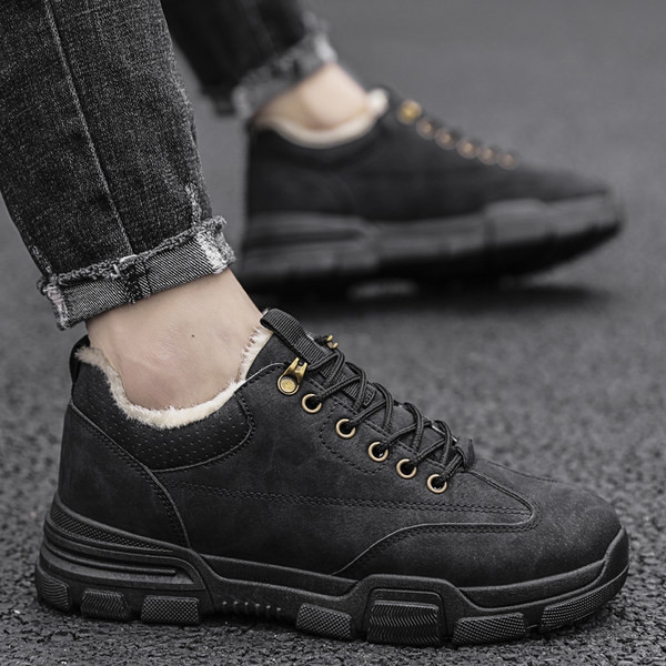 Χειμερινά ανδρικά παπούτσια με πουπουλένια φόδρα - τρία χρώματα