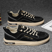 Vīriešu kedas - zamšādas ar uzrakstu