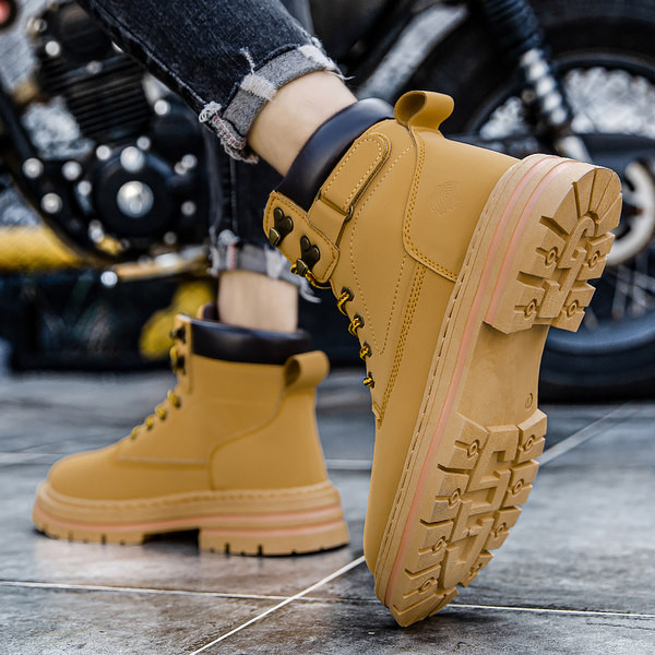 Muške zimske čizme na pertlu - dvije boje