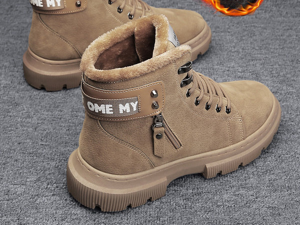 Ανδρικά μποτάκια με πουπουλένια φόδρα - κατάλληλα για τον χειμώνα