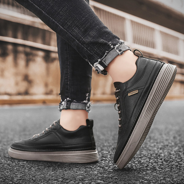 Ikdienas ādas kedas vīriešiem