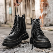 Vīriešu ziemas zābaki ar raupju zoli