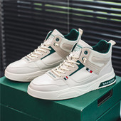 Visoke muške tenisice od eko kože - tri boje