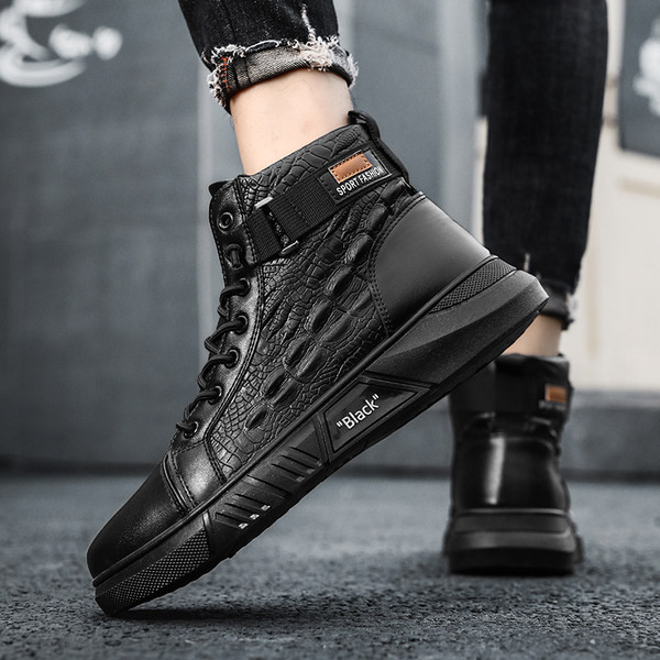 Ziemas vīriešu apavi ar 3D elementu