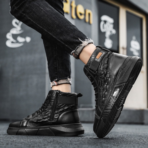 Ziemas vīriešu apavi ar 3D elementu