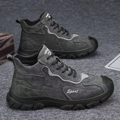 Ανδρικά χειμερινά παπούτσια - με επιγραφή