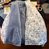 2022. gada jauna rudens ziemas sieviešu jaka, brīva, ar kokvilnu polsterēta ikdienišķa jēra vilnas puse, mēteļi ar garām piedurknēm