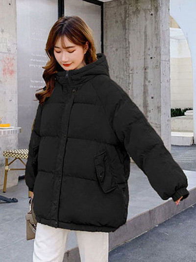 Aelegantmis Γυναικεία Παχύ Ζεστό Παλτό Πάρκα Χαλαρά Υπερμεγέθη Γυναικεία Παλτό Χειμωνιάτικο Ψωμί με κουκούλα Γυναικεία μπουφάν Parkas