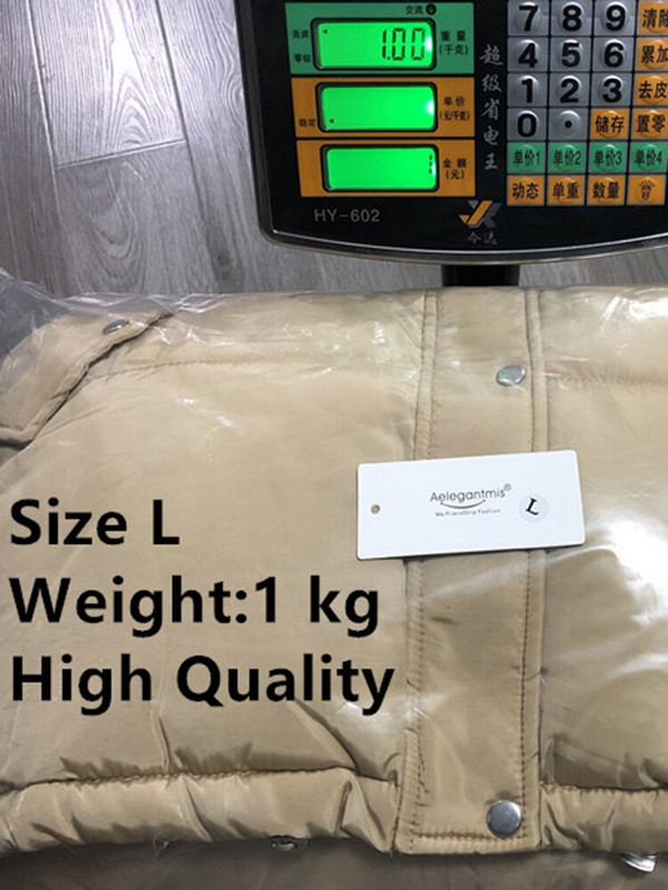 Aelegantmis Γυναικεία Παχύ Ζεστό Παλτό Πάρκα Χαλαρά Υπερμεγέθη Γυναικεία Παλτό Χειμωνιάτικο Ψωμί με κουκούλα Γυναικεία μπουφάν Parkas