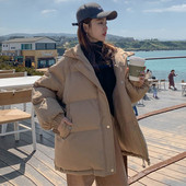 2022. gada jauna ziemas jaka Parkas Sieviešu kokvilnas jaka ar kapuci Parka silta sieviešu kokvilnas jaka, polsterēta ikdienas virsdrēbes