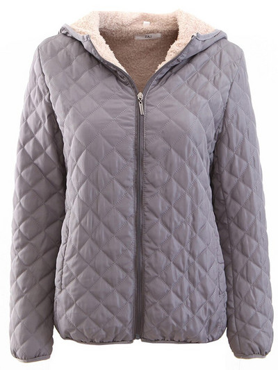 Johnature 2022 Άνοιξη 10 Χρώμα Γυναικεία Μπουφάν Basic Παλτό Γυναικείο φερμουάρ Fleece Γυναικεία πανιά Φαρδιά πάρκα Ποιοτικά πάρκα