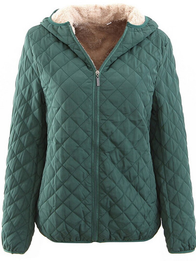 Johnature 2022 Άνοιξη 10 Χρώμα Γυναικεία Μπουφάν Basic Παλτό Γυναικείο φερμουάρ Fleece Γυναικεία πανιά Φαρδιά πάρκα Ποιοτικά πάρκα