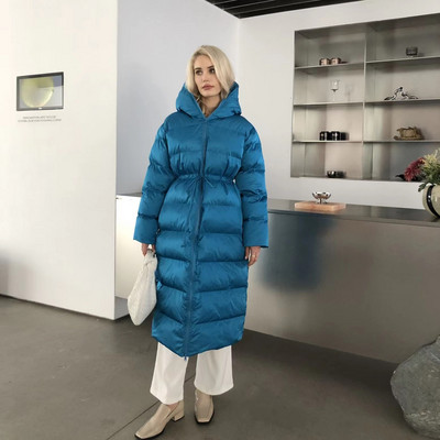 Γυναικείο Χειμερινό παλτό 2022 Κομψό χοντρό ζεστό παρκά