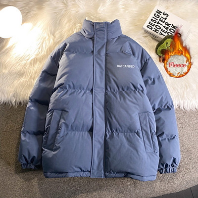 Privathinker sieviešu bieza parka apkakle, vilna, kokvilnas polsterēta jakas burtu modes sieviešu biezi ziemas mēteļi 2022. gada jaunums