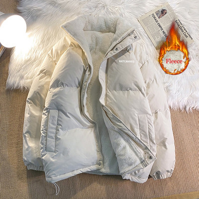 Privathinker sieviešu bieza parka apkakle, vilna, kokvilnas polsterēta jakas burtu modes sieviešu biezi ziemas mēteļi 2022. gada jaunums